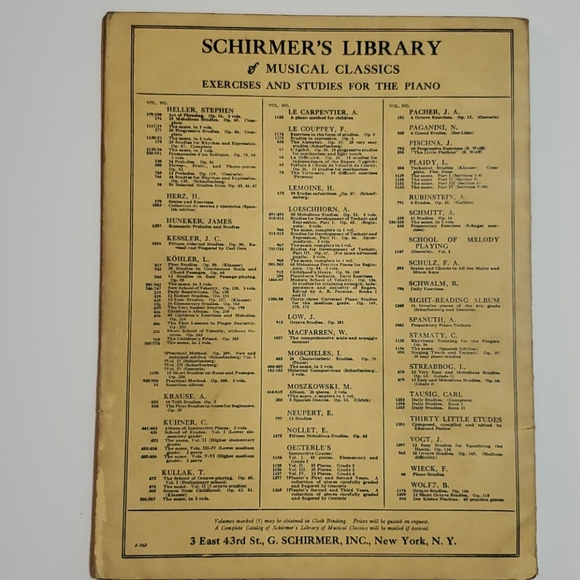 Early 1900s Vintage Schirmer's Library Sheet Music - Picture 3 of 10